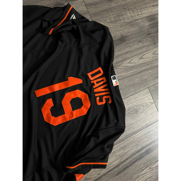 Majestic Genuine Merchandise Baltimore Orioles Chris Davis #19 Jersey Men Small - Picture 6 of 8